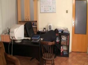 Двойное проникновение в офисную сотрудницу